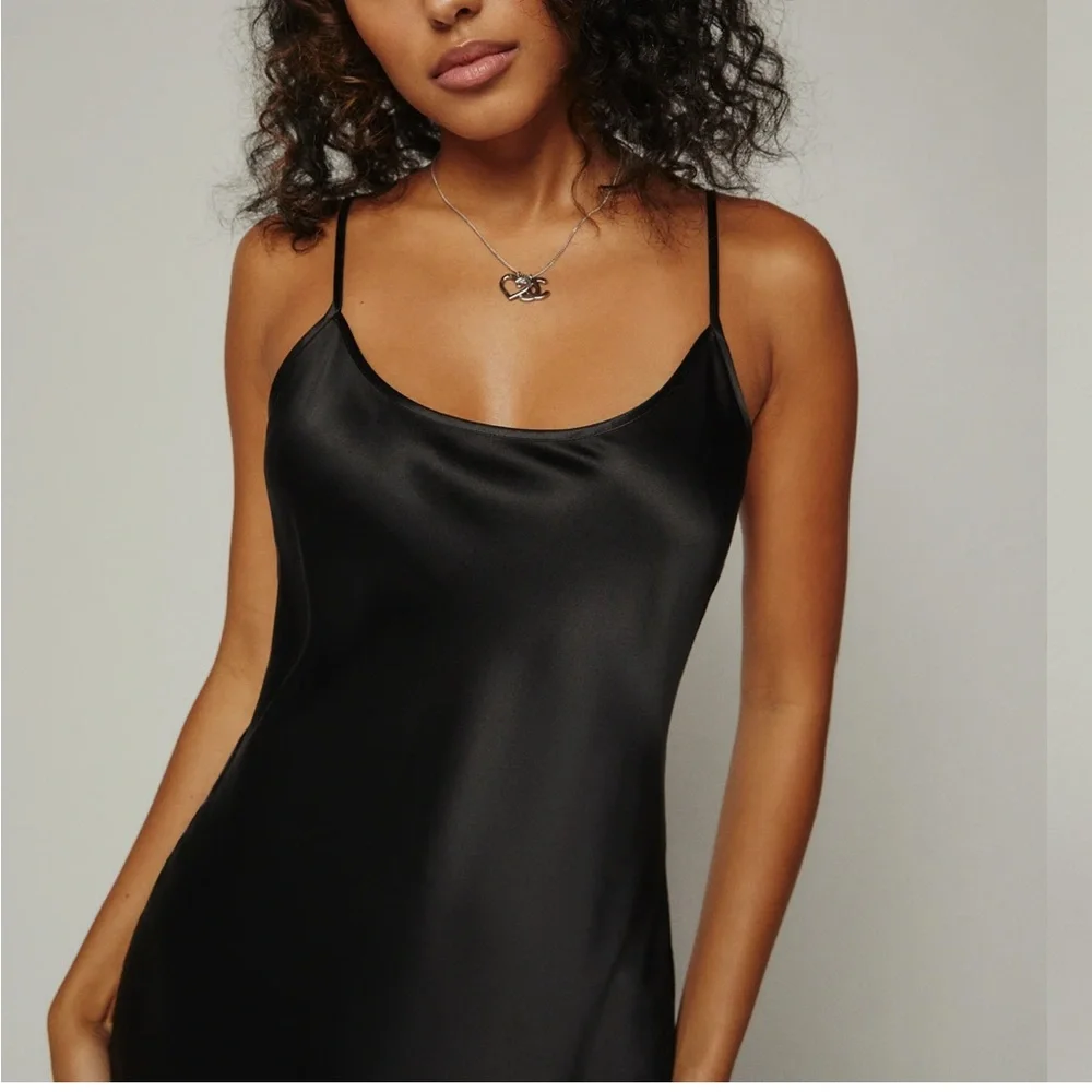 Reformation dress size 4 Alisal dress in Black - Picture 3 of 4